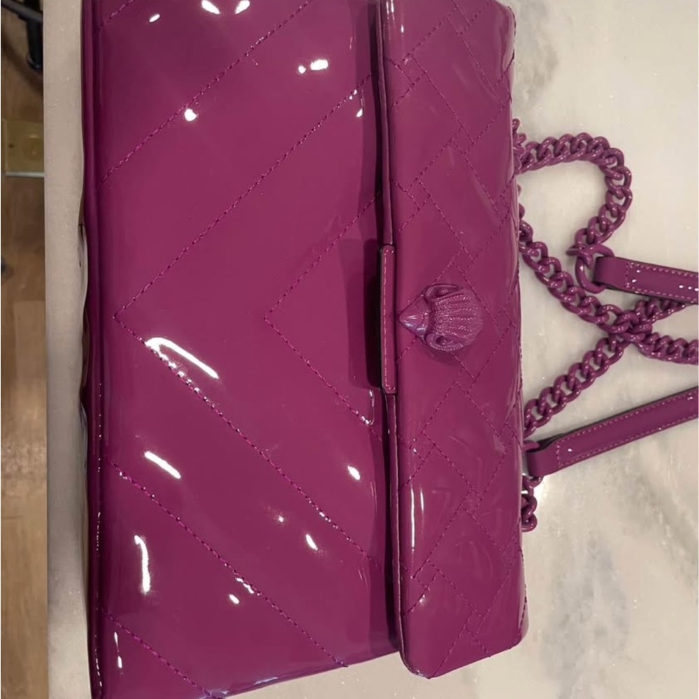 Elegant Purple Quilted Women's Bag